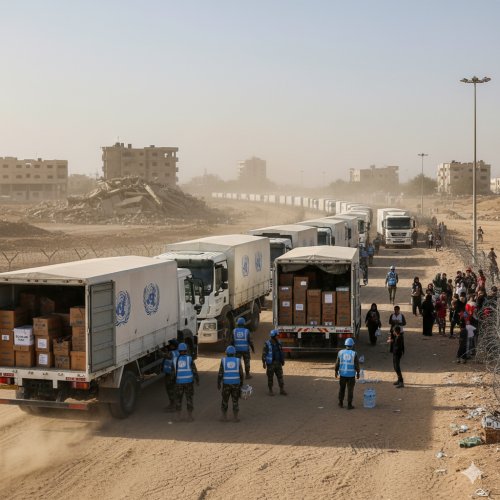 UN to Surge Humanitarian and Medical Aid into Gaza as Ceasefire Nears: Effort Aims to Avert Worsening Famine