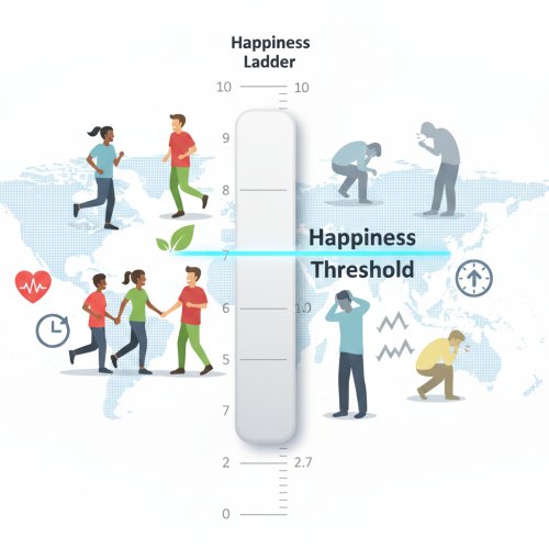 Research Reveals You Don’t Need Extreme Happiness to Live Longer The Science Behind the Happiness Threshold and Chronic Disease