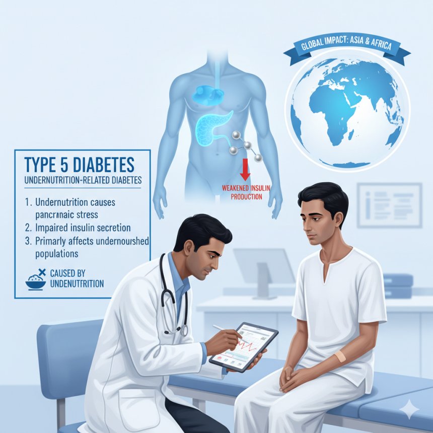 Type 5 Diabetes: The Forgotten Form of Diabetes Linked to Undernutrition | Causes, Symptoms & Treatment