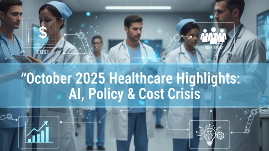 October 2025 Healthcare Highlights: AI, Policy & Cost Crisis