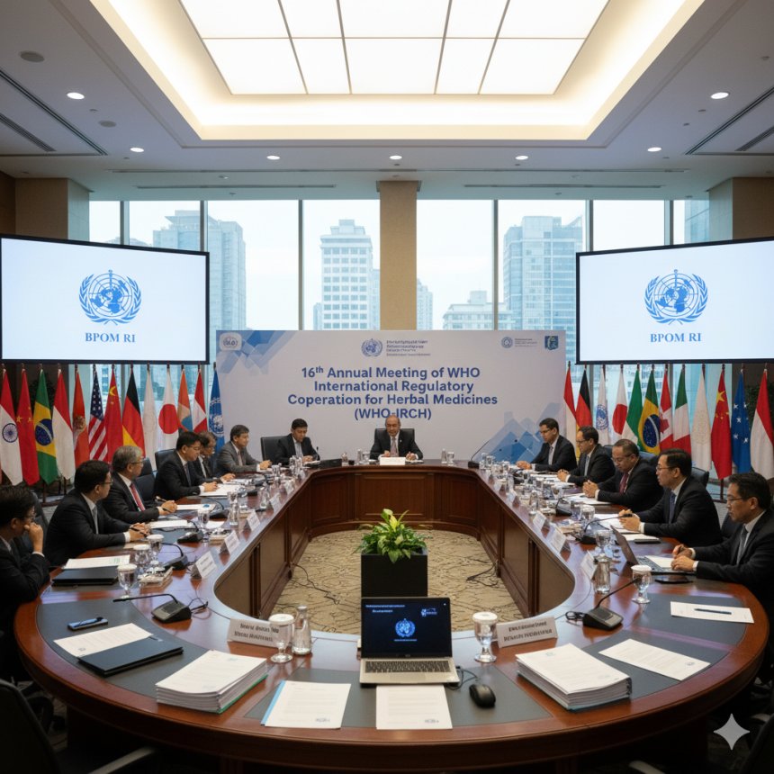 Press Release: WHO-IRCH Strengthens Global Collaboration on Herbal Medicine Regulation at 16th Annual Meeting in Jakarta